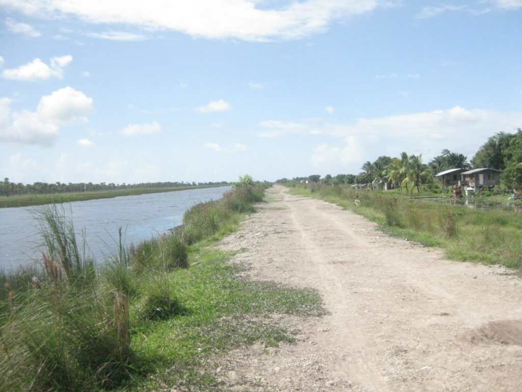A path and riverside photo taken by Jennie in Guyana