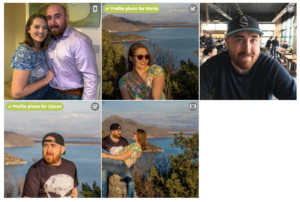 Images of test accounts, giving a full look into what kind of photos you need from our example workaway profile accounts.